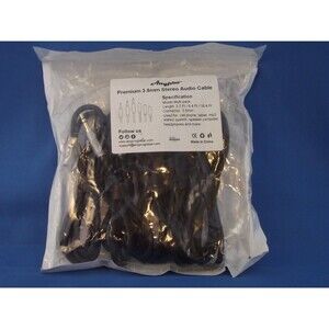 AnyPro Premium 3.5mm Stereo Audio Cable - 5 Pack - 3.2ft